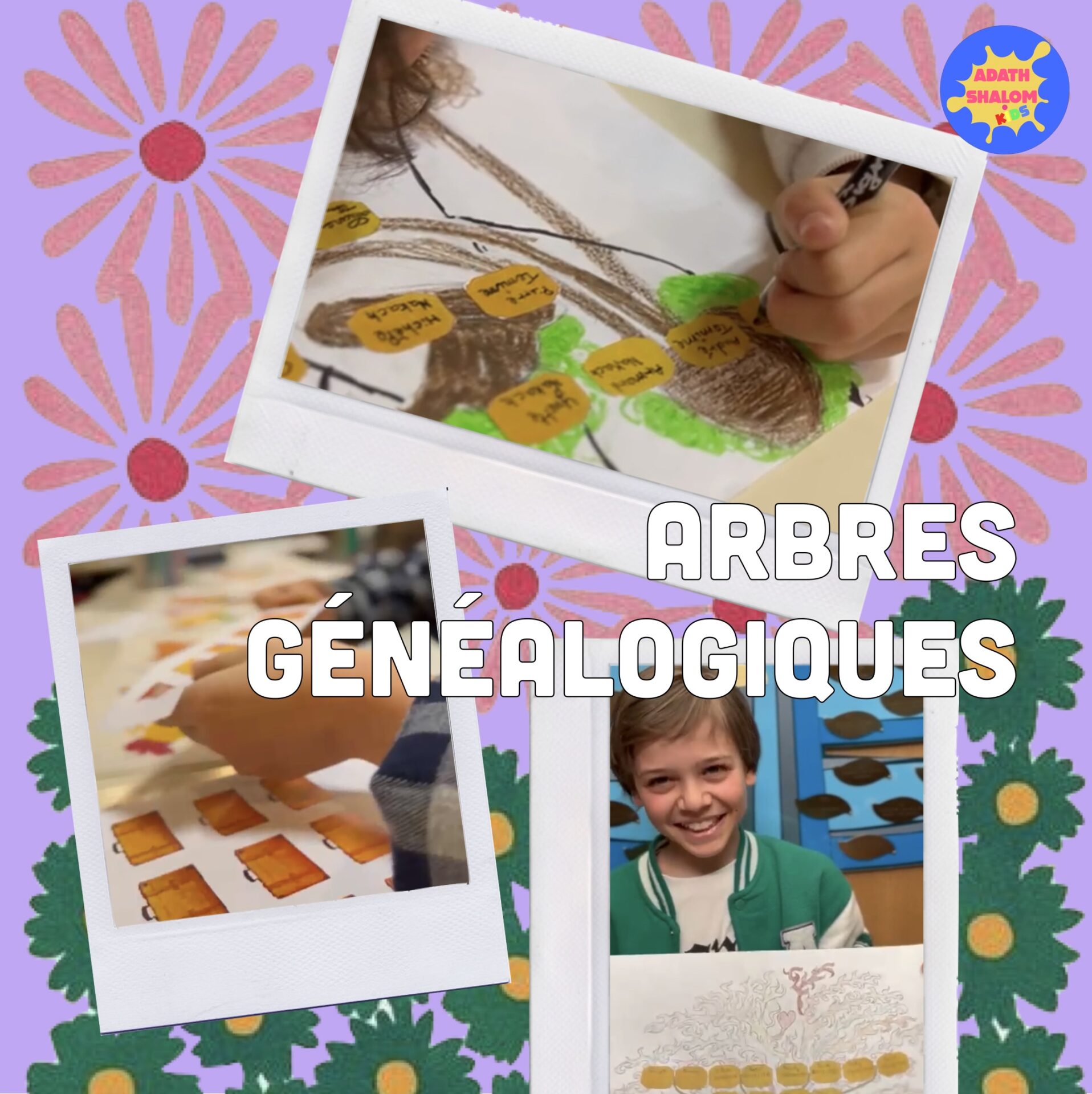 Ateliers Talmud Torah Adath Shalom 2021 2022 Arbre généalogique
