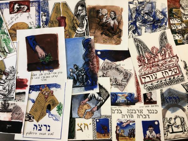 gerard garouste artiste peinte rivon krygier interview haggadah adath shalom