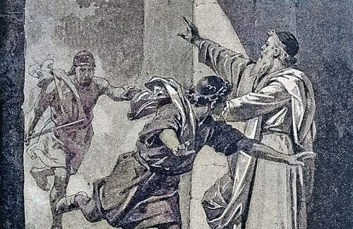 gravure-hommes-courir-ville-refuge-porte-matot-masei-paracha