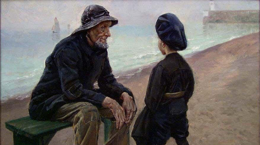 tableau-enfant-pere-transmission-paracha-fils-judaismemassorti