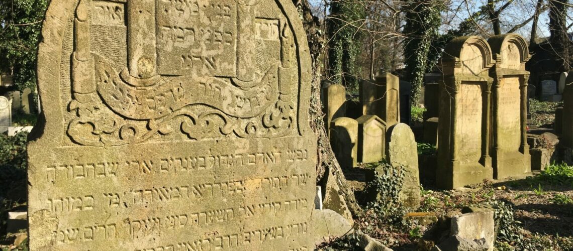 souvenir tombes juives cimetière Cracovie