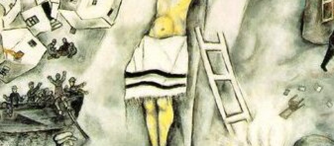 Chagall-cruxifiction-blanche jesus christ talith juifs